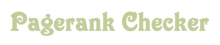 Pagerank Checker